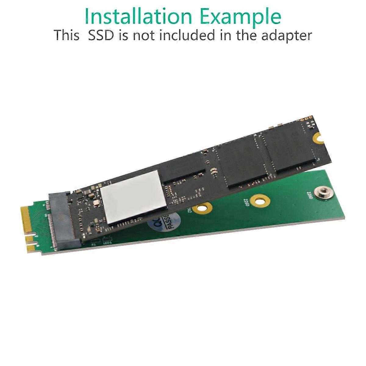 M.2 NGFF A/E to Key-M SSD Adapter Converter M.2 A+E to M2 NVME SSD ...
