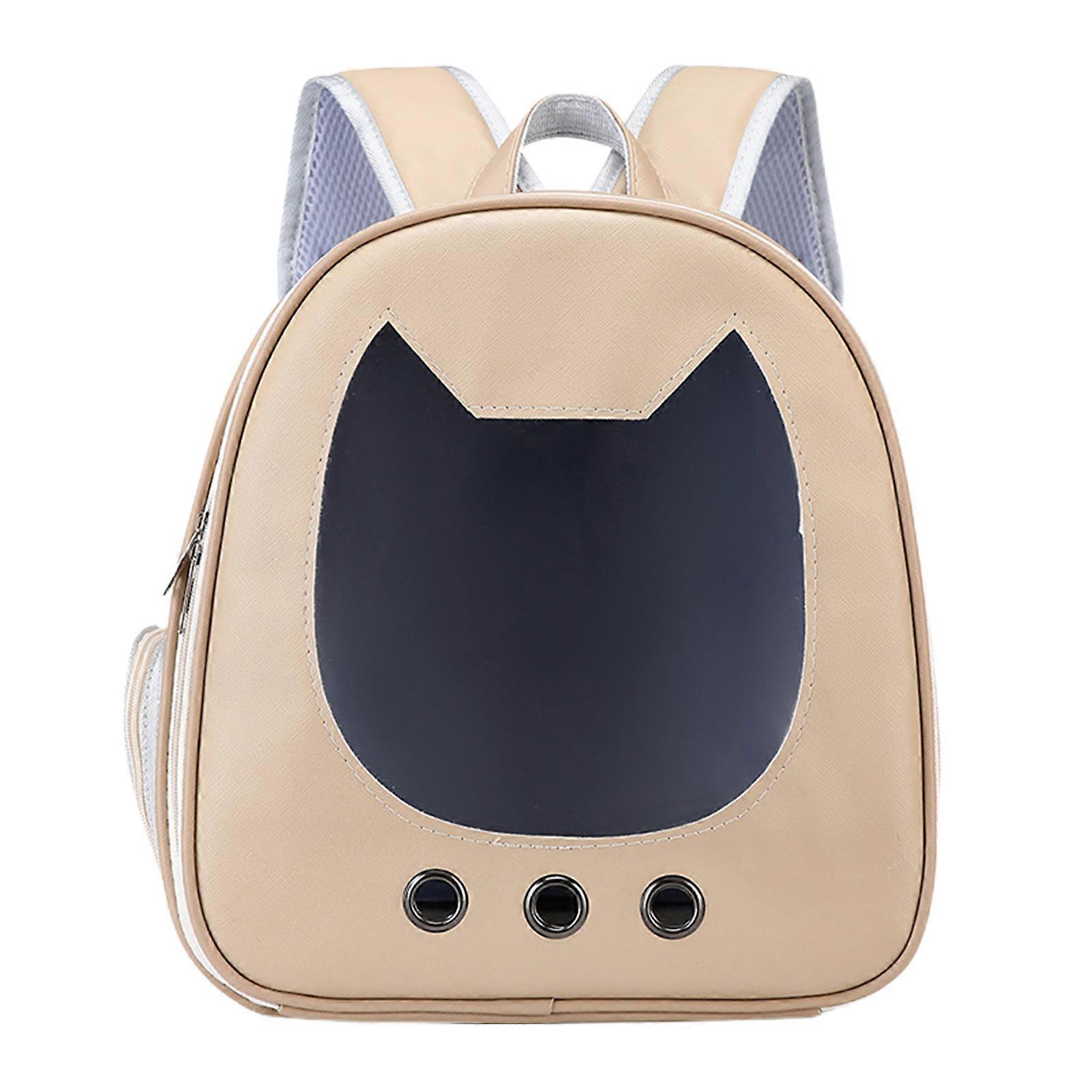 Cat Backpack Carrier with Adjustable Strap Portable Breathable Pet Backpack