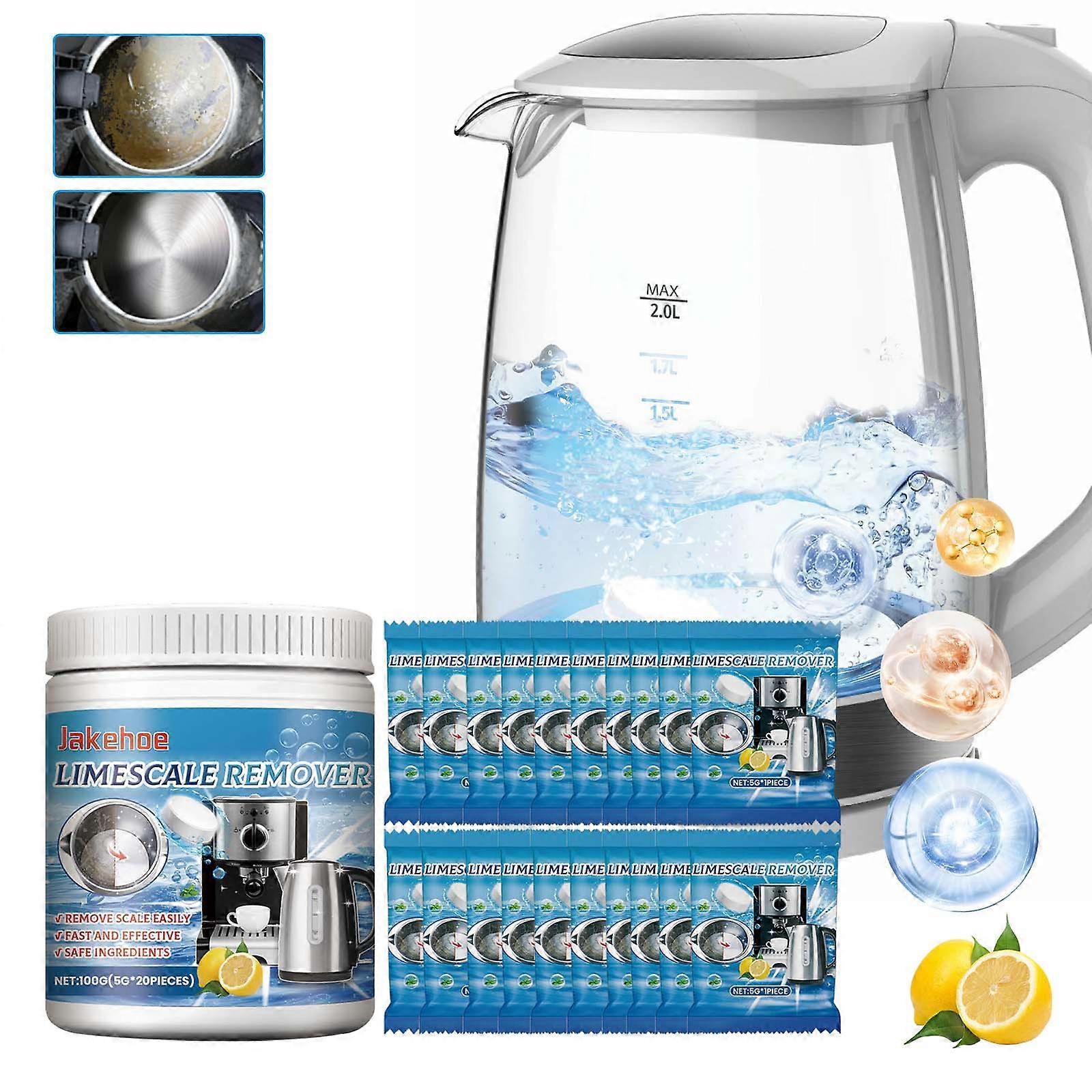 Limescale Cleaning Tablets Clean Kettle Coffee Maker Stubborn Stains Limescale Cleaning Tablets 100g FLYE0737