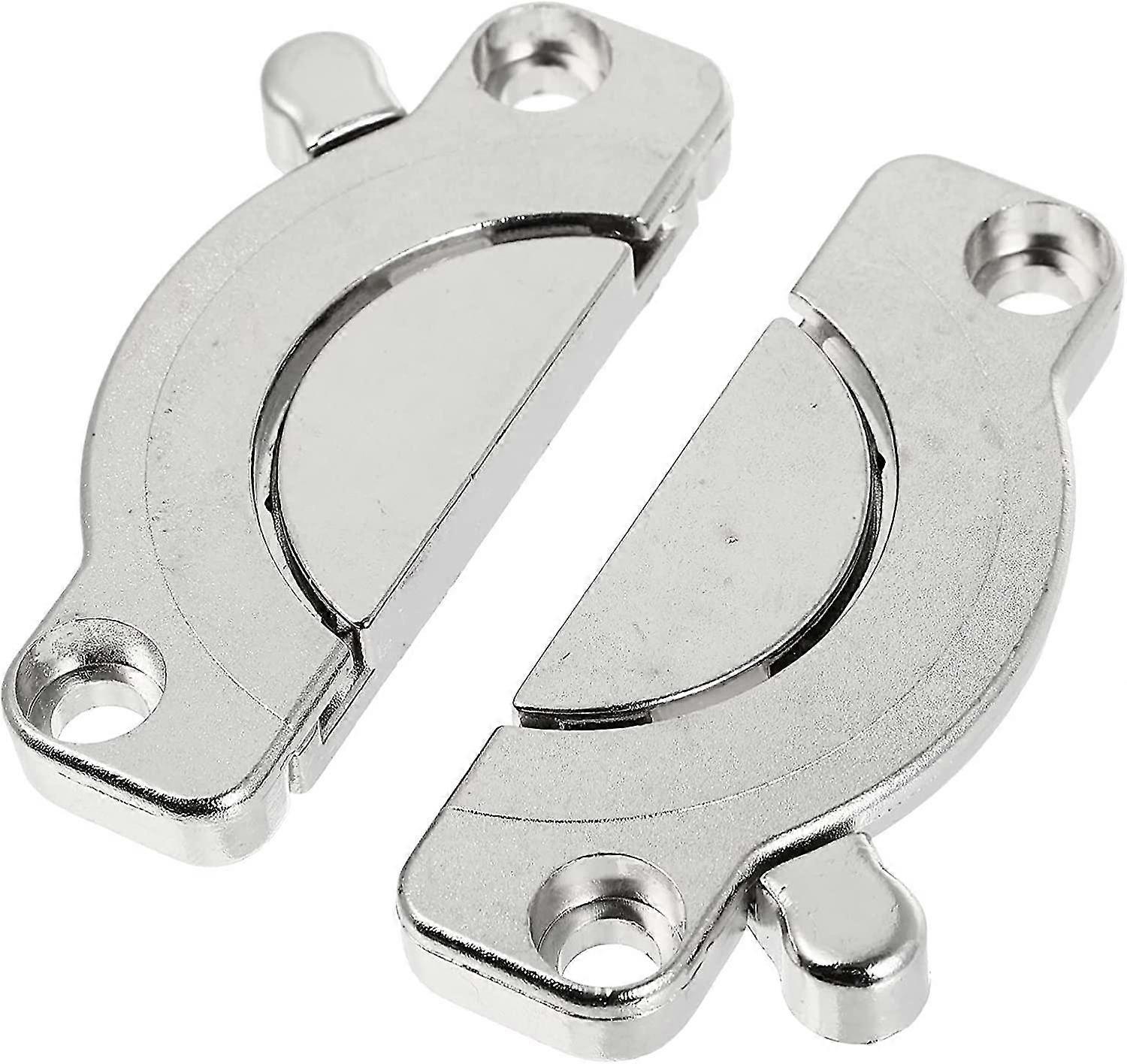 Table Lock Zinc Alloy Dining Table Buckle Training Table Connector (1pc, Silver)