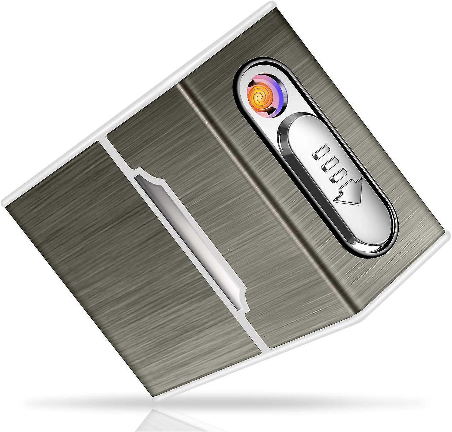 Cigarette Case With Lighter Aluminum Electronic Cigarette Box Cigarette Holder