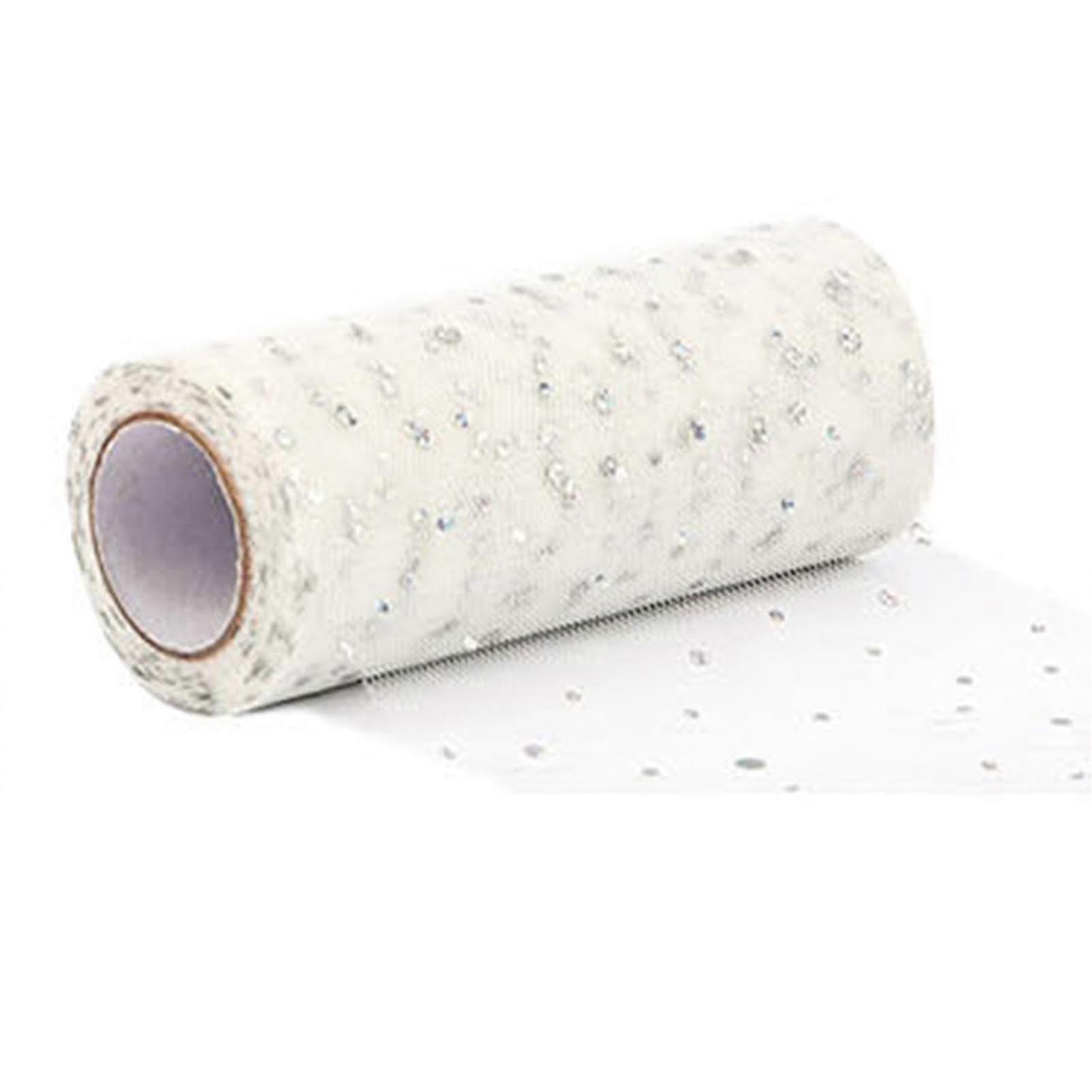 1 Roll Useful Tulle Ribbon Roll Smooth Texture Gift