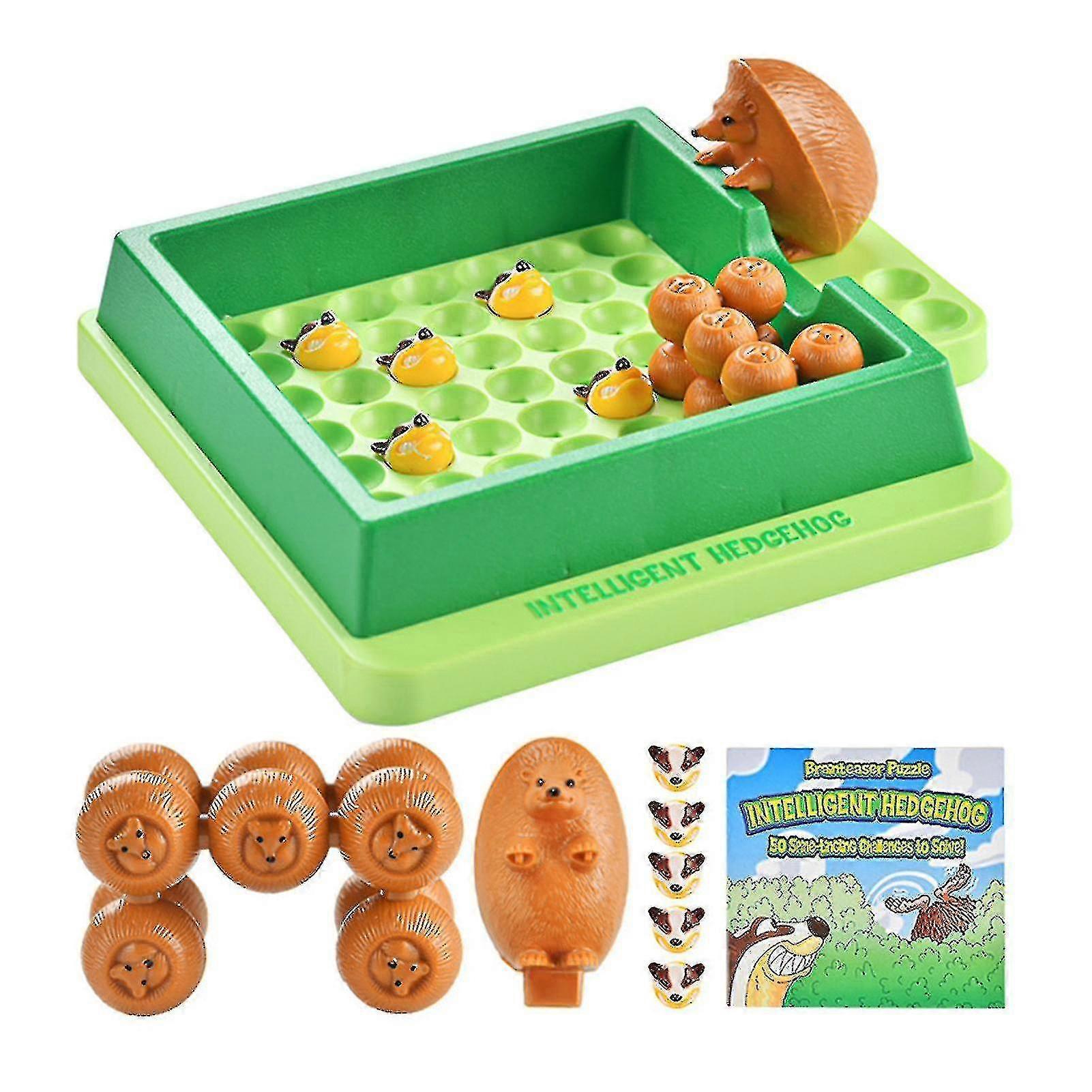 Hedgehog Flip Game Puzzle Toy Learning Board Game Toy For Children Interactive Toys Set