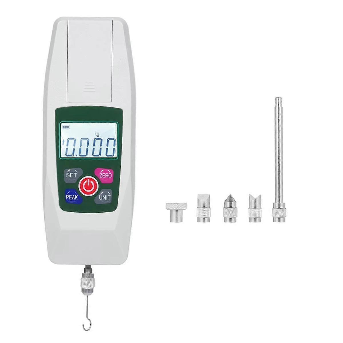Digital Force Gauge Push and Pull Tester Meter Mini Dynamometer N Kg Lb Oz 500N/50kg/110lb/1800oz 1