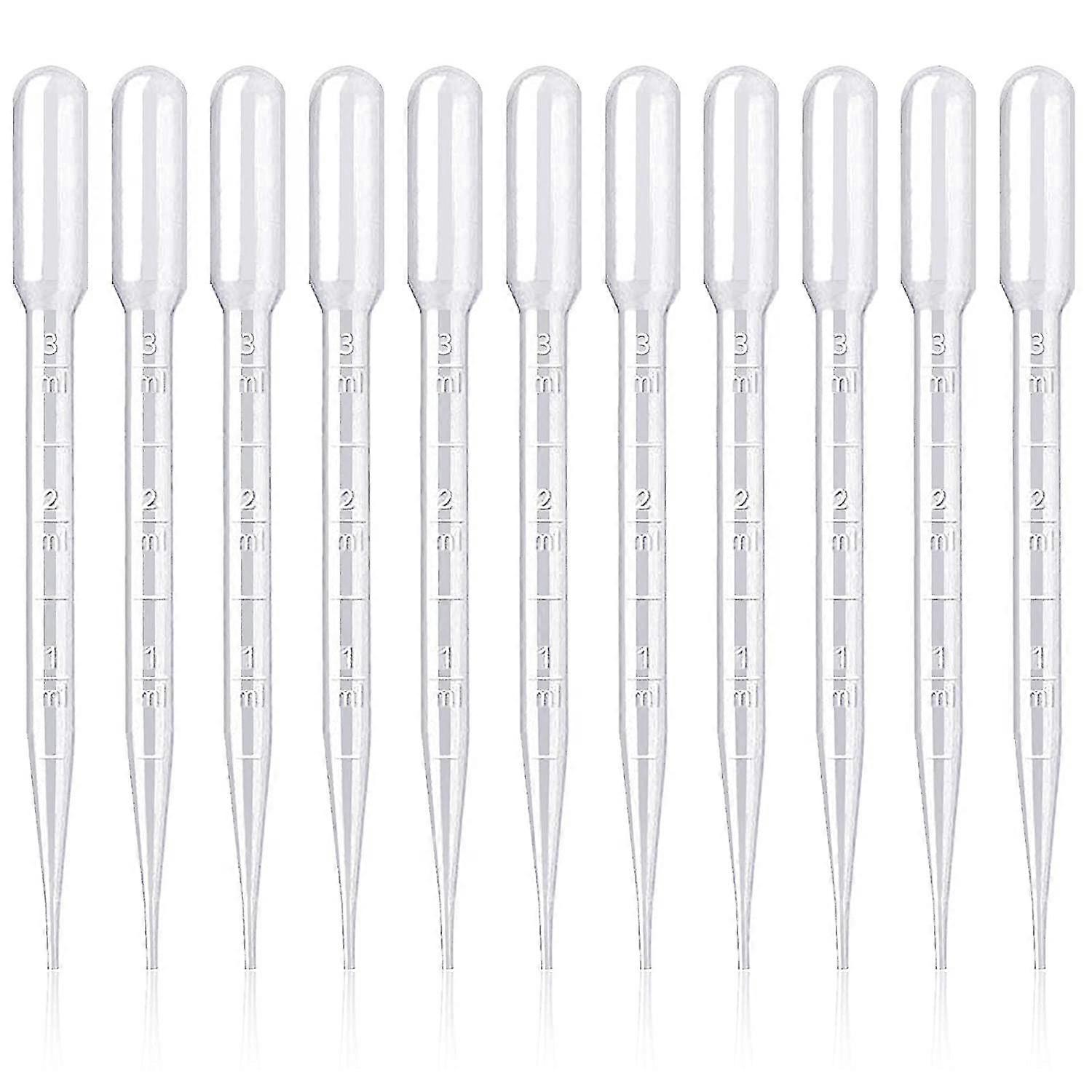 200pcs Plastic Pipettes 3ml For Laboratory Experiment