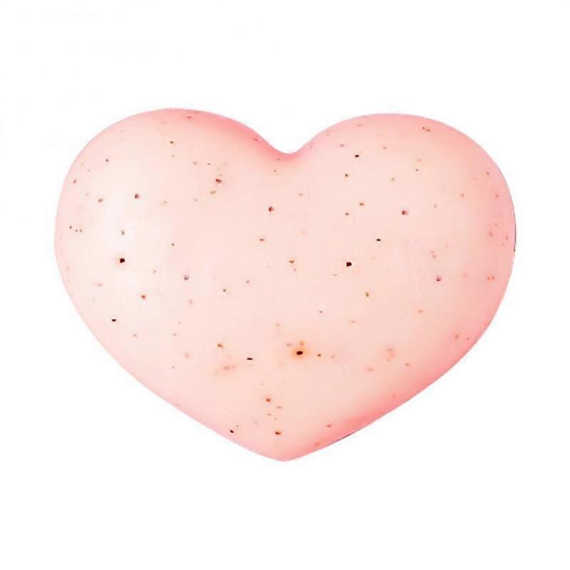 Pink PP Soap Heart Type Handmade Soap Whitening Brighten Buttock Private