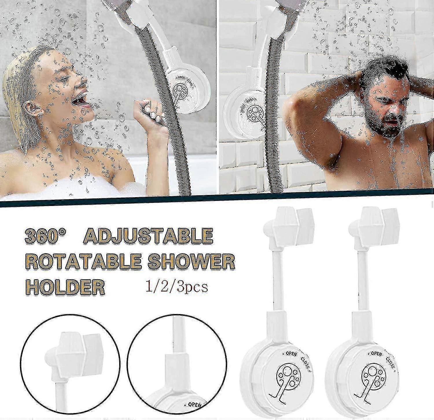 Handheld Shower Head Holder, Universal Adjustable Shower Bracket