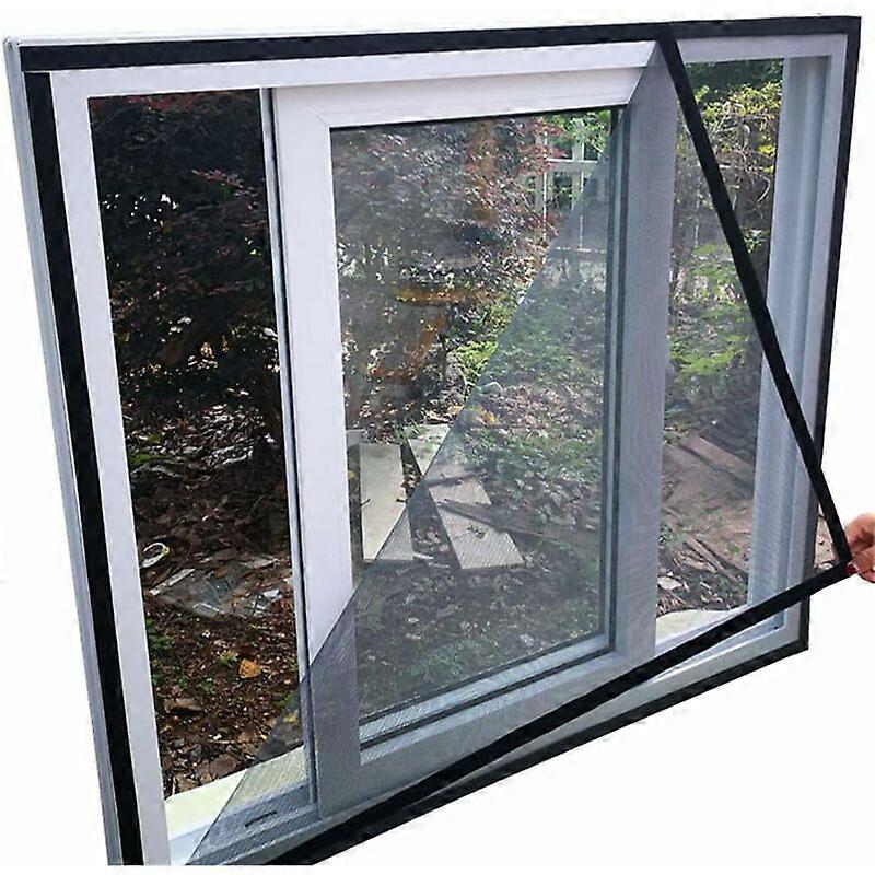 1.2x1.5m, Anti Mosquito Insect Fly Window Screen Mesh Net Curtain,DIY Window Screen Making Self Adhesive Mesh Curtain
