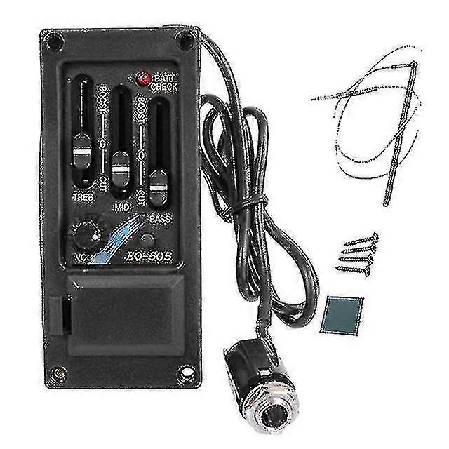 Three-segment Pickup Eq-505 3-segment Eq Folk Acoustic Guitar It Changes Electric Box Piano