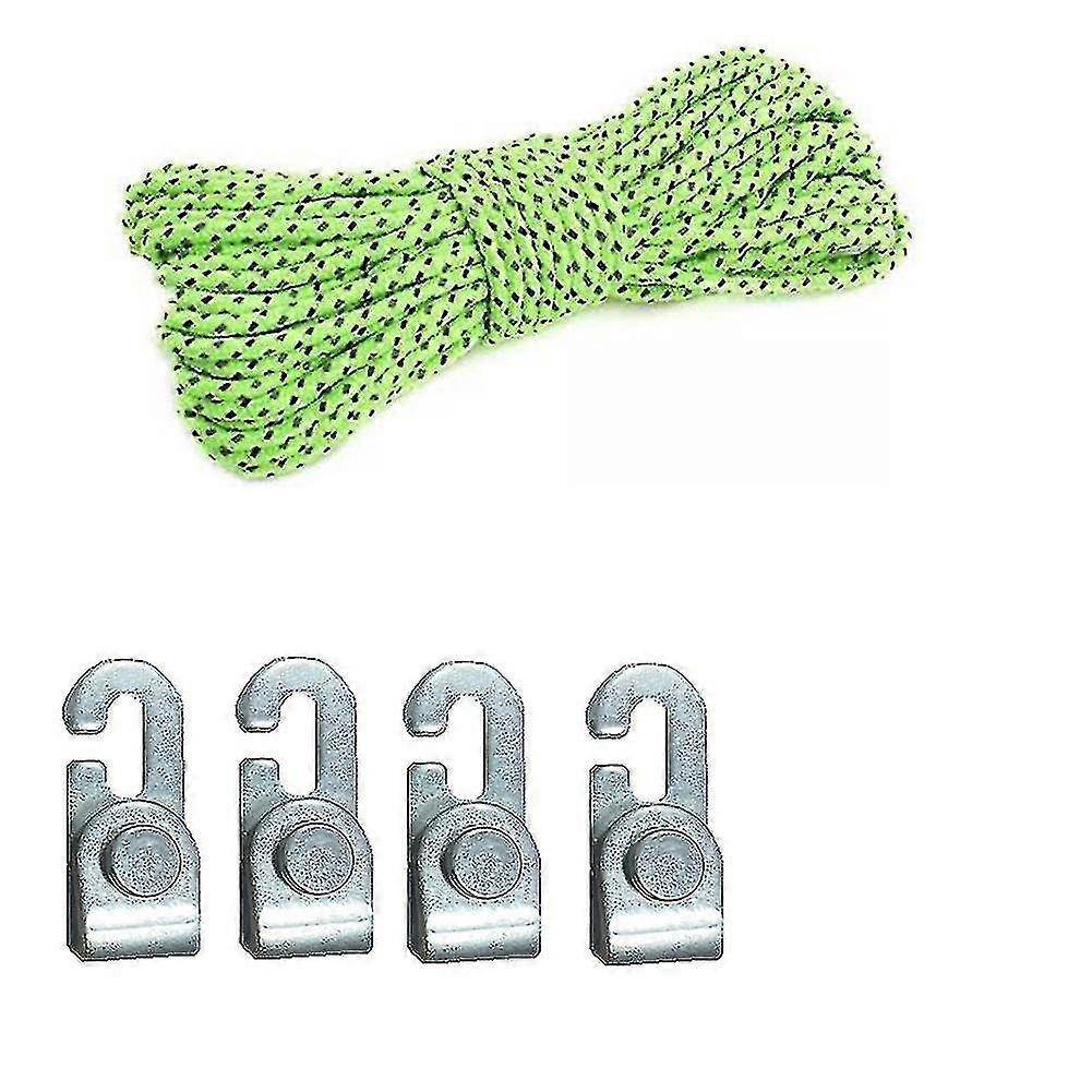 Automatic Lock Hook Self-locking Free Knot Easy Tighten Rope Kit