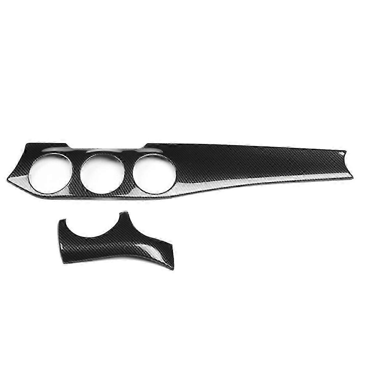 2Pcs Dashboard Center Console Air Condition Outlet Panel Trim Strip for W176 GLA X156 CLA C117 2013