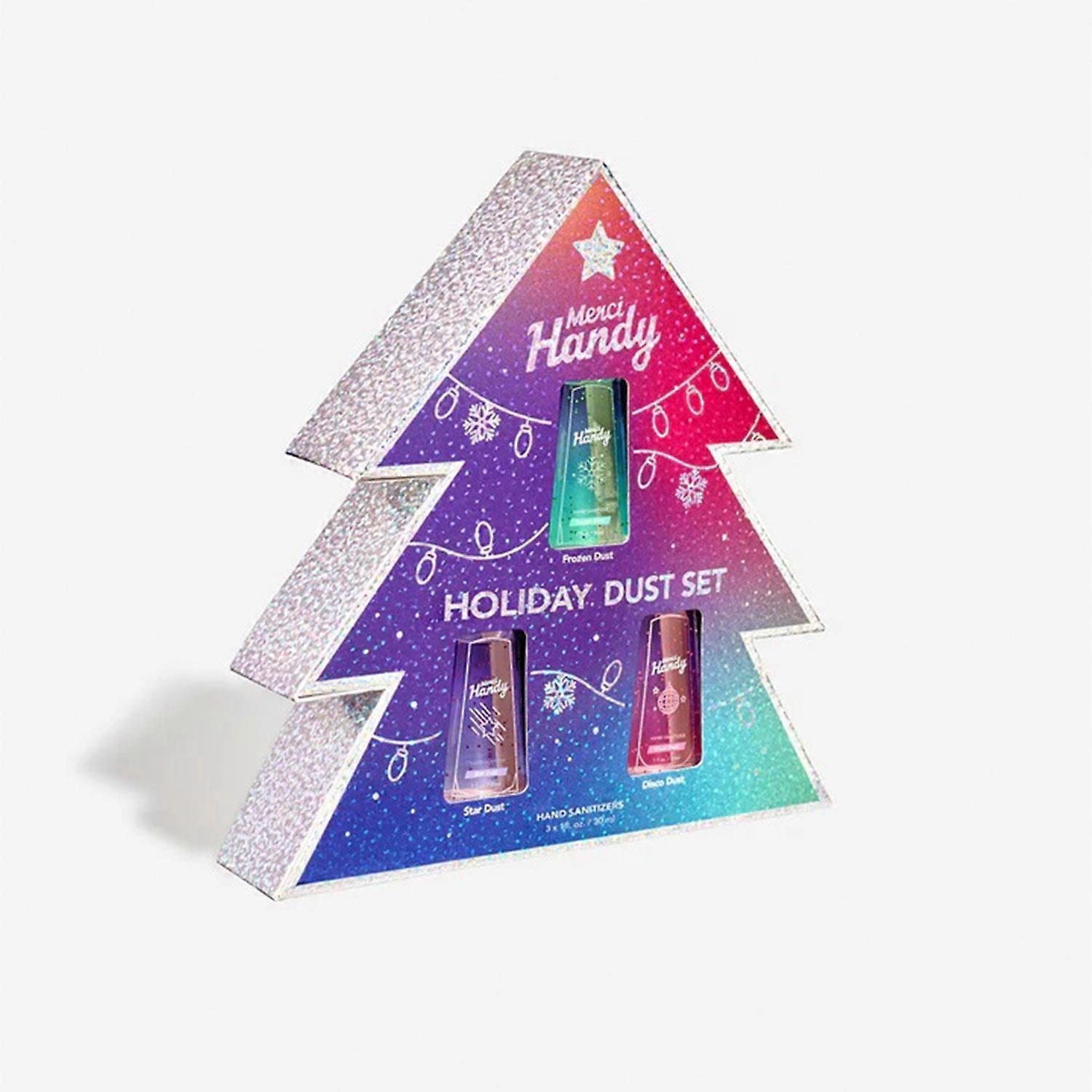Merci Handy Hand Sanitiser Gels Christmas Dust Set - Kit