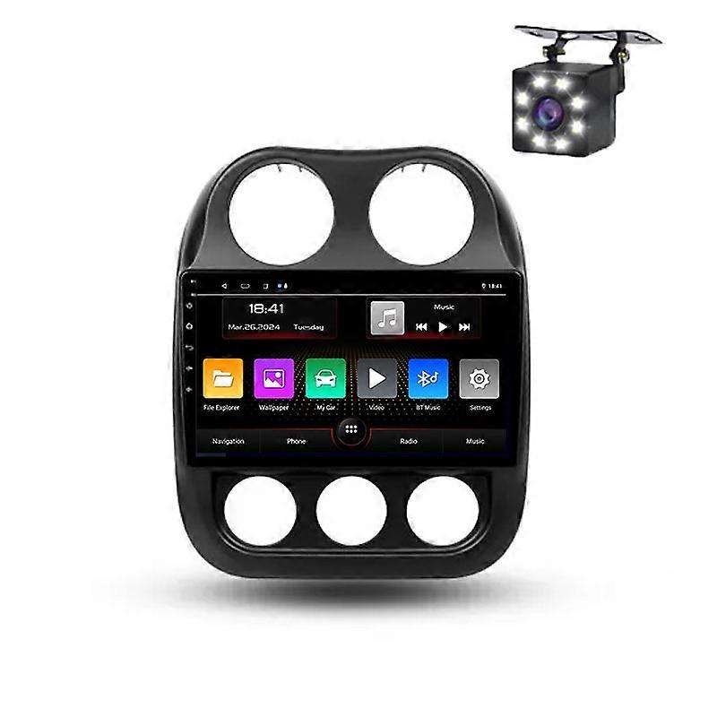 Android Car Radio For Jeep Compass 1 MK 2009 - 2015 Auto Multimedia Stereo