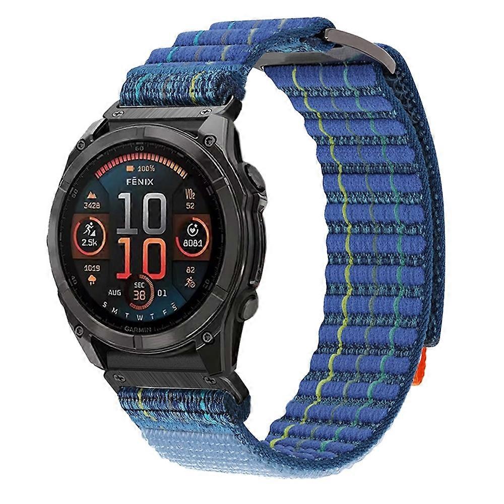 Nylon Loop Watch Strap för Garmin 22mm