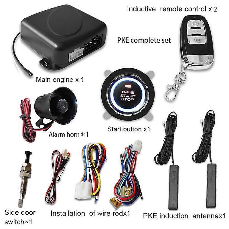 PKE full function, one key start system, remote start, keyless entry system, remote search, opening trunk, horn alarm
