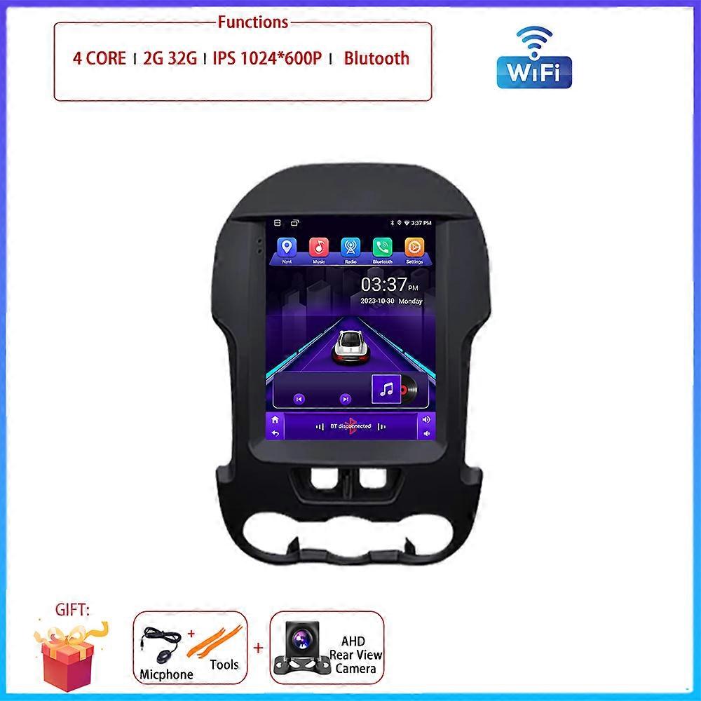 Android 13 Player For Ford Ranger 2012 2013 2014 2015 Car Intelligent System Radio Multimedia Video GPS CarPlay Auto 4G+WIFI BT