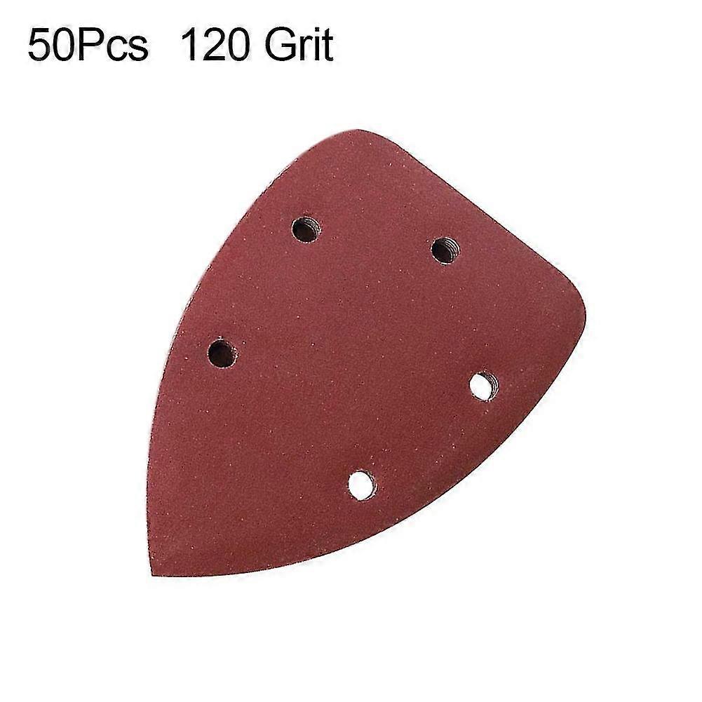 50/100stk 40-320 Grit Triangle Polering Sandpapir Buffering Slibeskiveplader