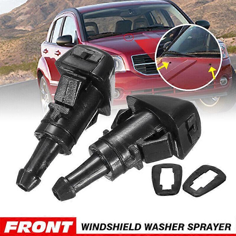 2PCS For Dodge Caliber 07-12  Windshield Washer Nozzle Replace 5160308AA