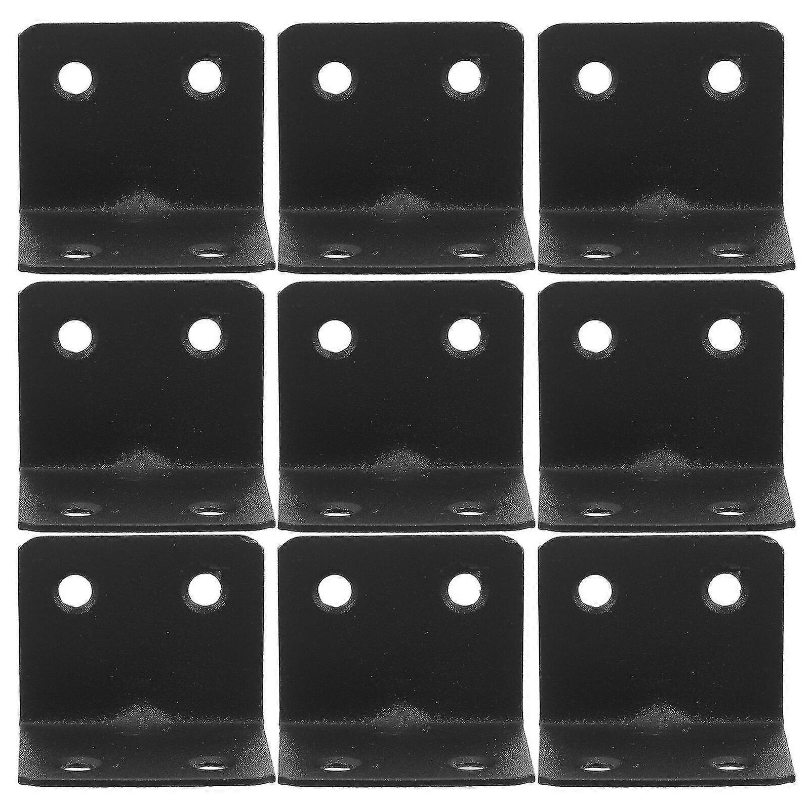 10pcs Shelf Bracket Stainless Steel Corner Bracket Angle Joint Fastener Accessory