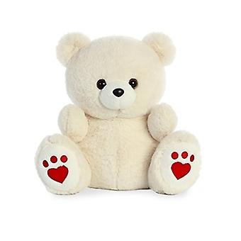 Aurora World Large Cute Bear Plush Animal, Cream, 13.5"