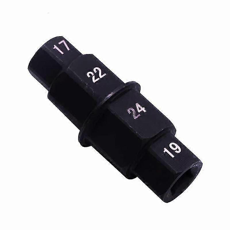 Εργαλείο αξόνων εξάγωνων μοτοσικλετών, 17mm 19mm 22mm 24mm εργαλείο προσαρμογέα υποδοχής τροχών ατράκτου μοτοσικλέτας, ειδική υποδοχή μοτοσικλετών για (1pc)