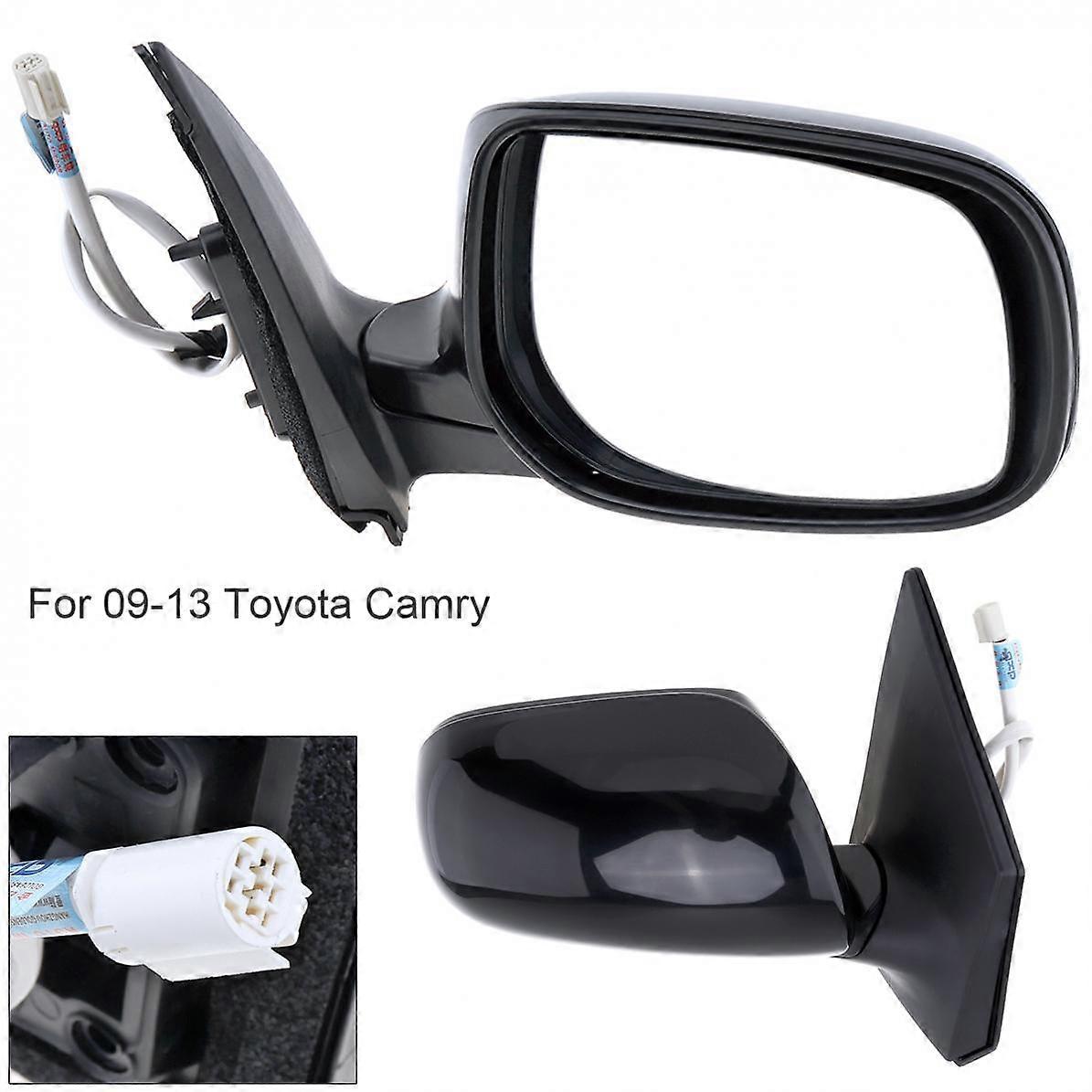 1Piece Non-Folding Durable Car Left / Right Side Mirror Auto Left / Right Hand LH Mirror for 09-13 Toyota Corolla