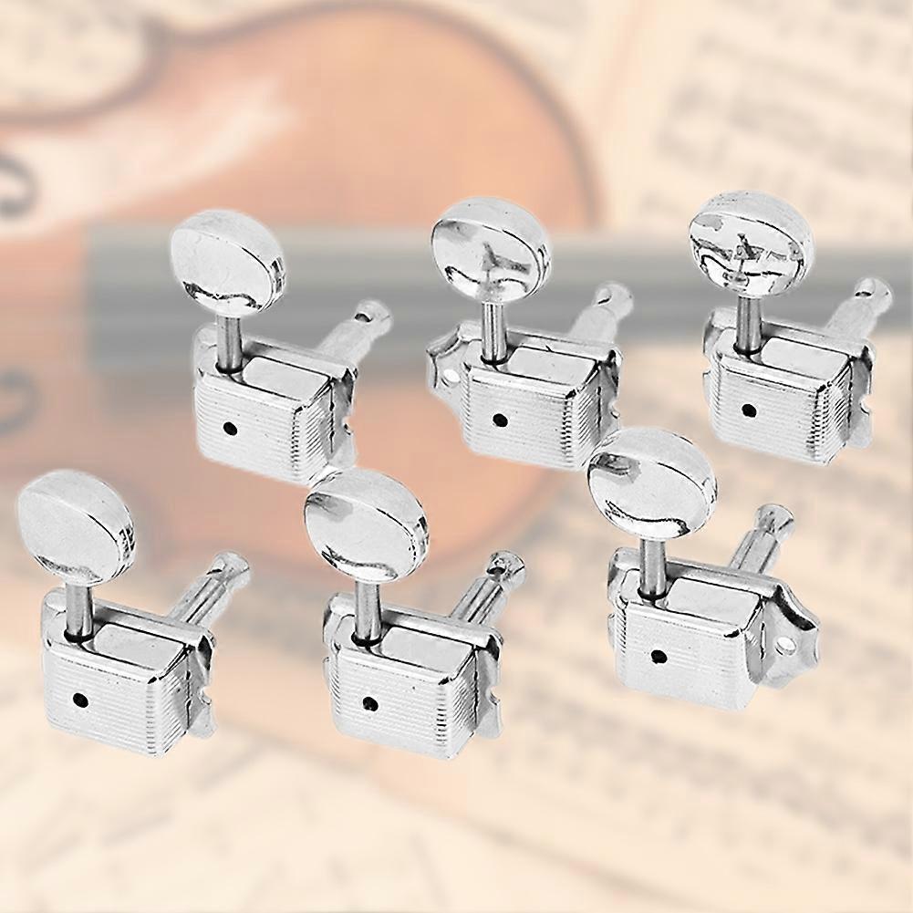 6R Inline Vintage Tuning Pegs Tuners Machine Heads For Fender Strat Guitar