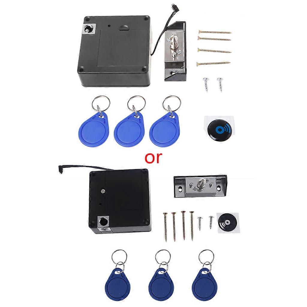 Cabinet Invisible Electronic RFID Lock Hidden Keyless Drawer Door Locks Sensor L