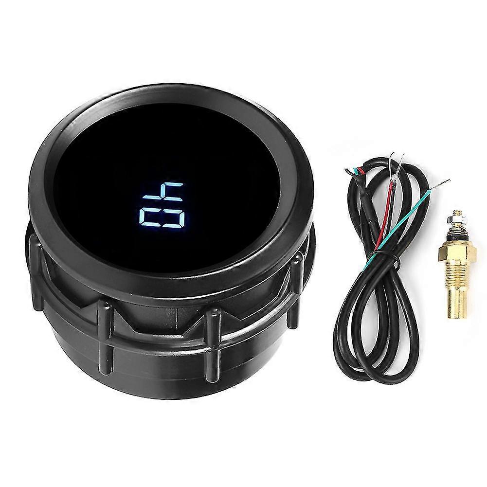 Blue LED Water Temperature Meter with Sensor - Digital Modified Design