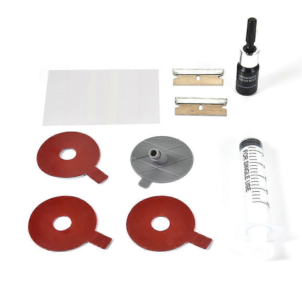 Car Windshield Repair Kit Tools Auto Glass Windshield Repair Set Door Handle Protective Decorative Stickers Car Repair Tools
