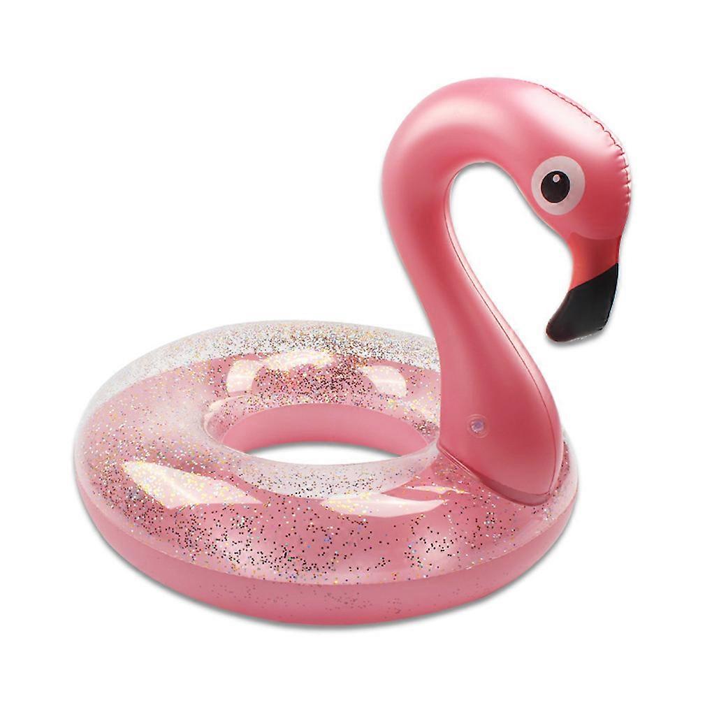 PVC Flamingo Swimming Ring Summer Sequin Inflatable Pool Float