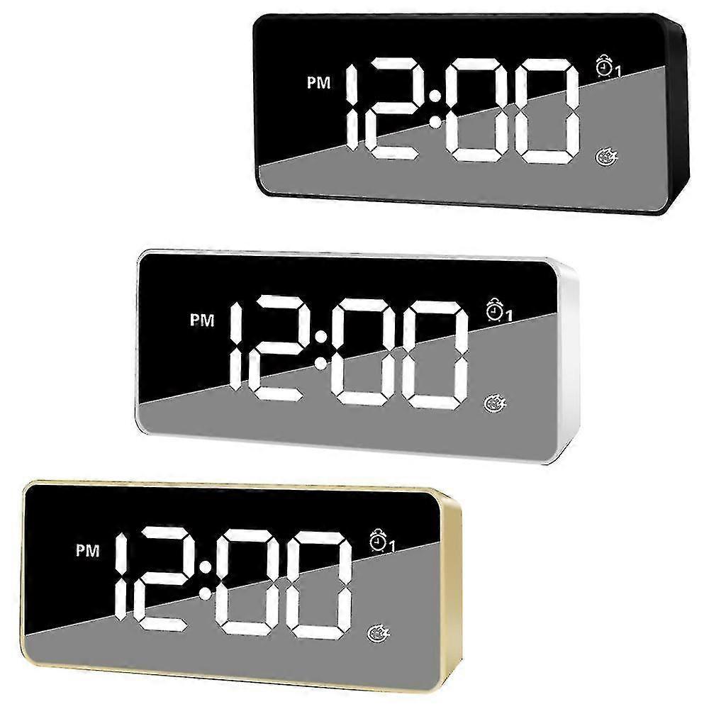 Digital Alarm Clocks For Bedrooms Heavy Sleepers Led Bedside Desk Alarm Clock
