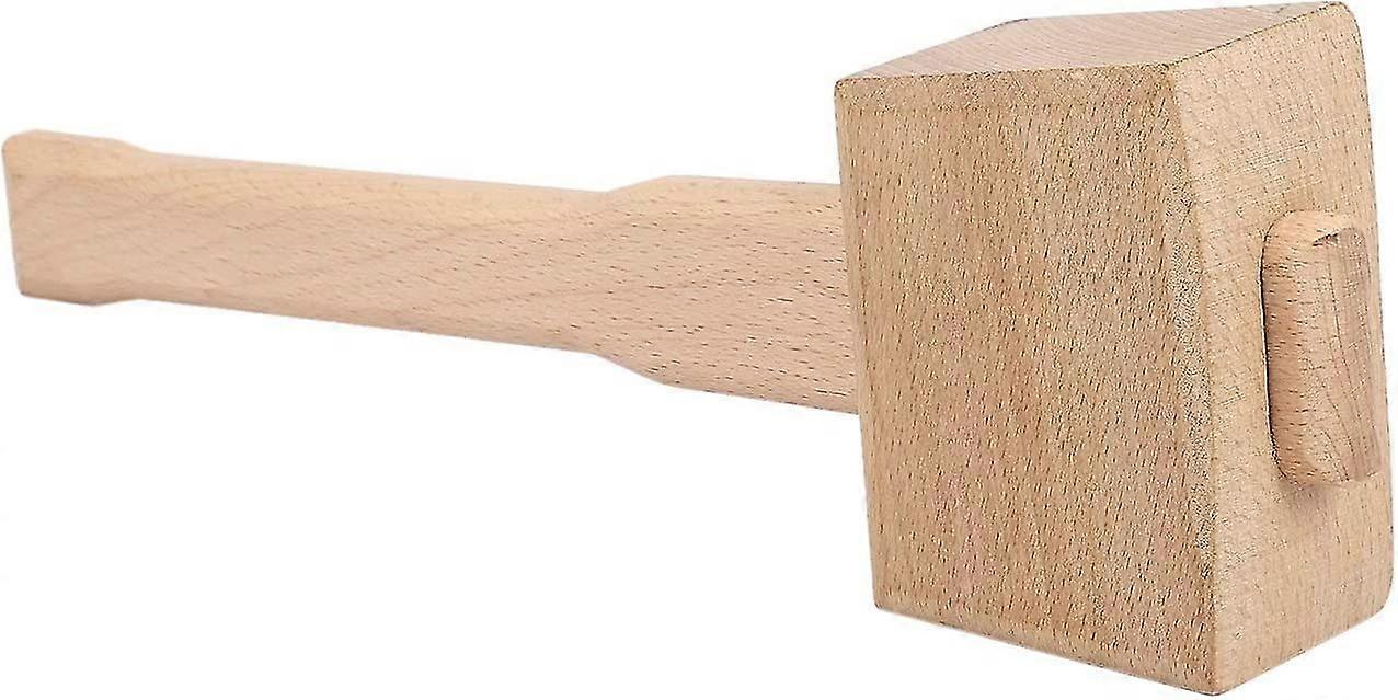 250mm Solid Beech Wood Carpenter's Hammer Woodworking Tool