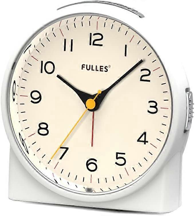 XYC Silent Analog Alarm Clock Non Ticking,Heavy Sleepers,Snooze, 6 Wake Up Sounds,Battery Operated and Light Functions, Easy Set (Blue)