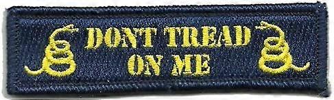 Don't Tread On Me Tactical Morale Patch - Navy Blue