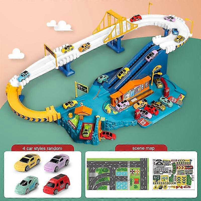 רכבת חשמלית בניין דינוזאור חניון הרפתקאות מרוצי רכבת צעצועי רכבת לילדים מוח מכאני אינטראקטיבי מכוניות רכבת