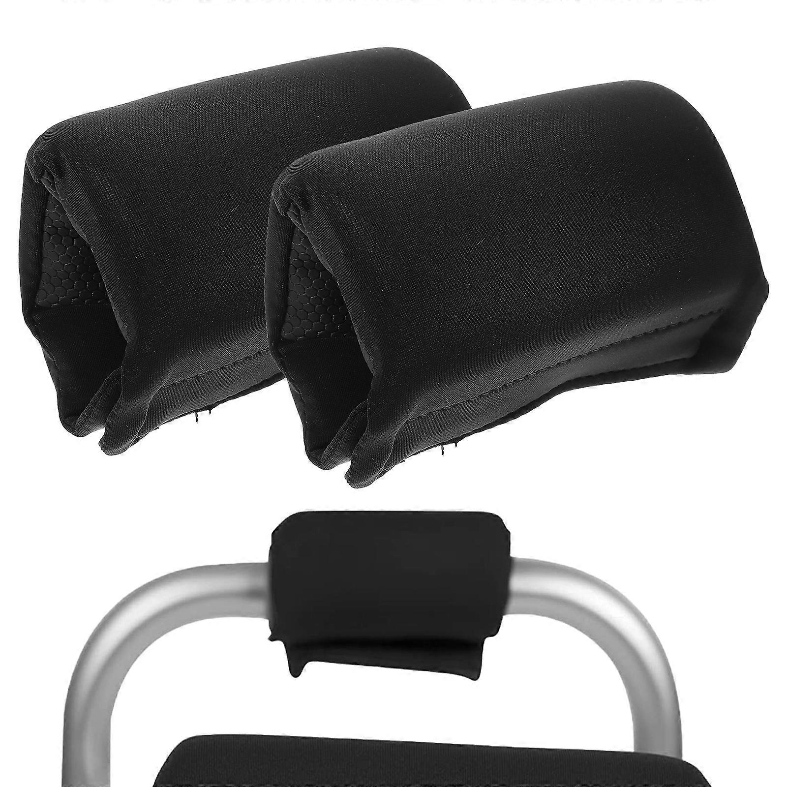 2 Pcs Fauteuil Roulant Poignée Fauteuil Roulant Poignée Rouleau Poignée Poignées Fauteuil Roulant Accessoires pour Personnes Âgées