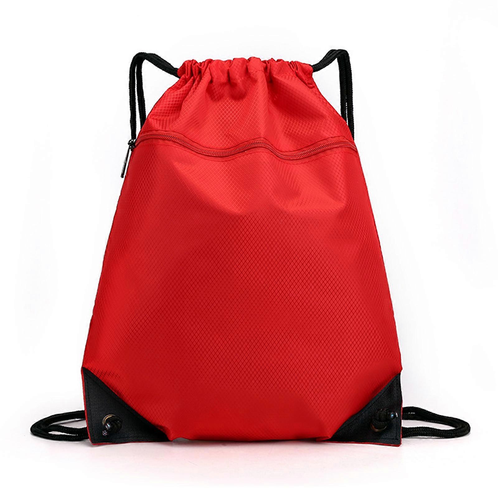 Waterproof Drawstring Backpack Oxford Cloth Sports Bag with Large Capacity