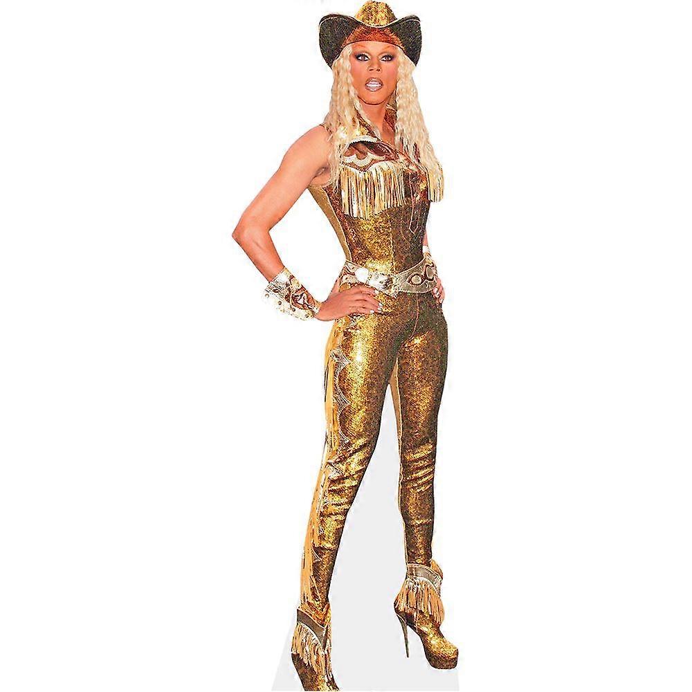 RuPaul (Gold) Cardboard Cutout (lifesize OR mini size). Standee. Stand Up.