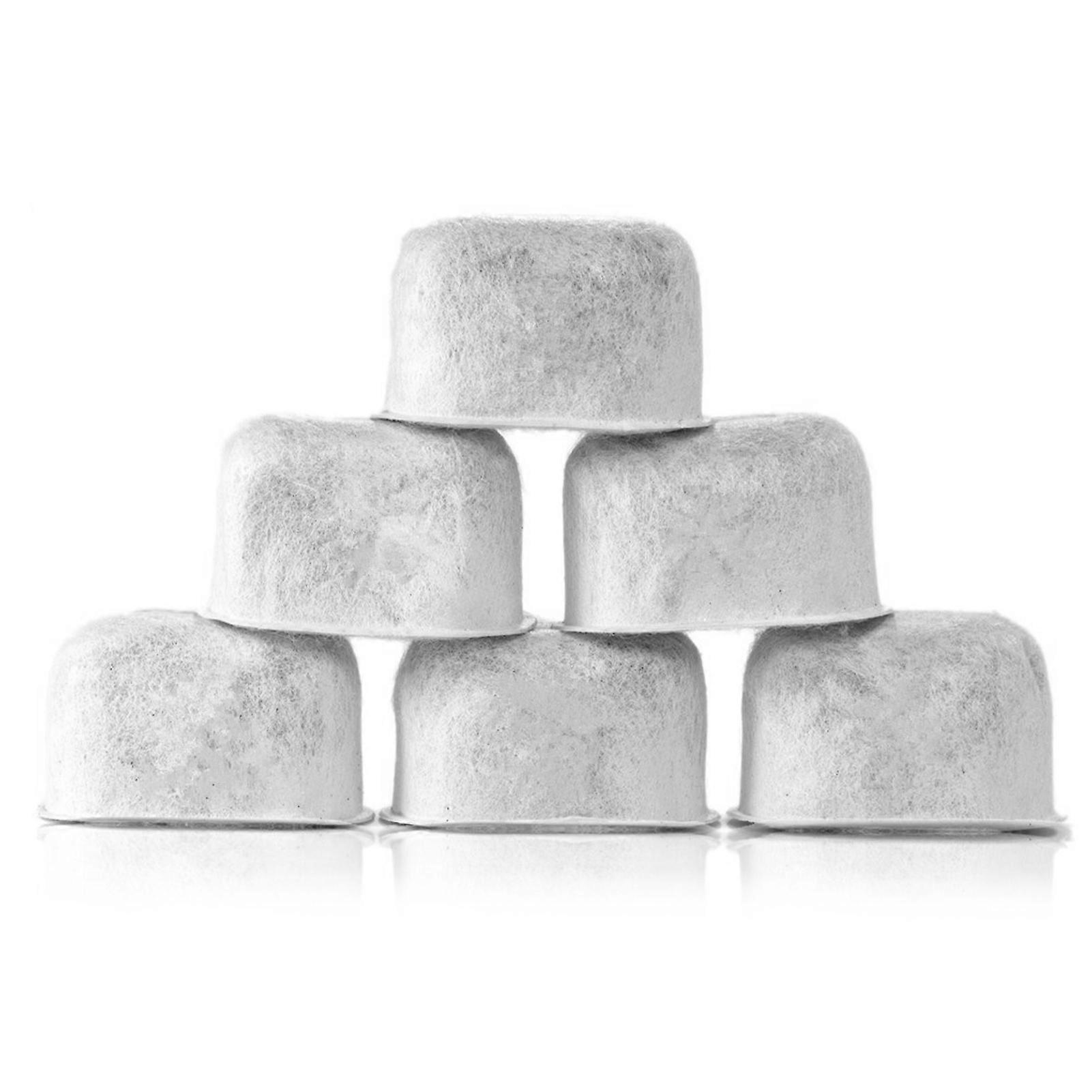 6Pcs Coffee Filter Core Activated Carbon Water Filter Refillable Tool for Keurig
