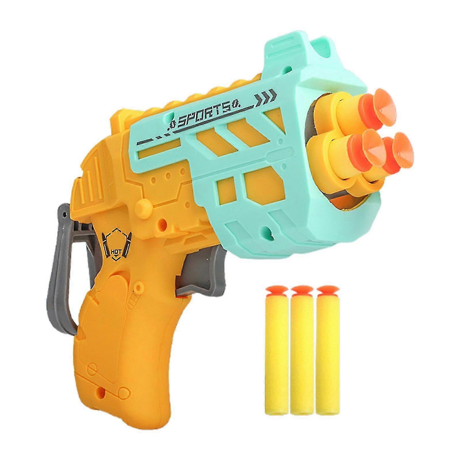 Tir manuel Jouet en mousse Blaster Armes de combat W / 5 balles à ventouse Eva-foam Play Jouets d’intérieur extérieurs