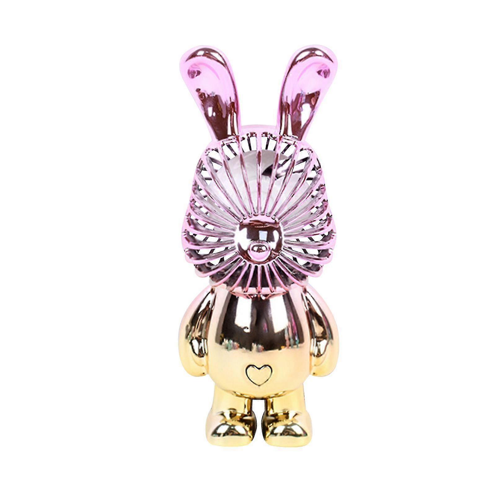 Portable Fan,mini Cute Bear Desk Fan Small Quiet,3-speed Adjustable Usb Powered Fan