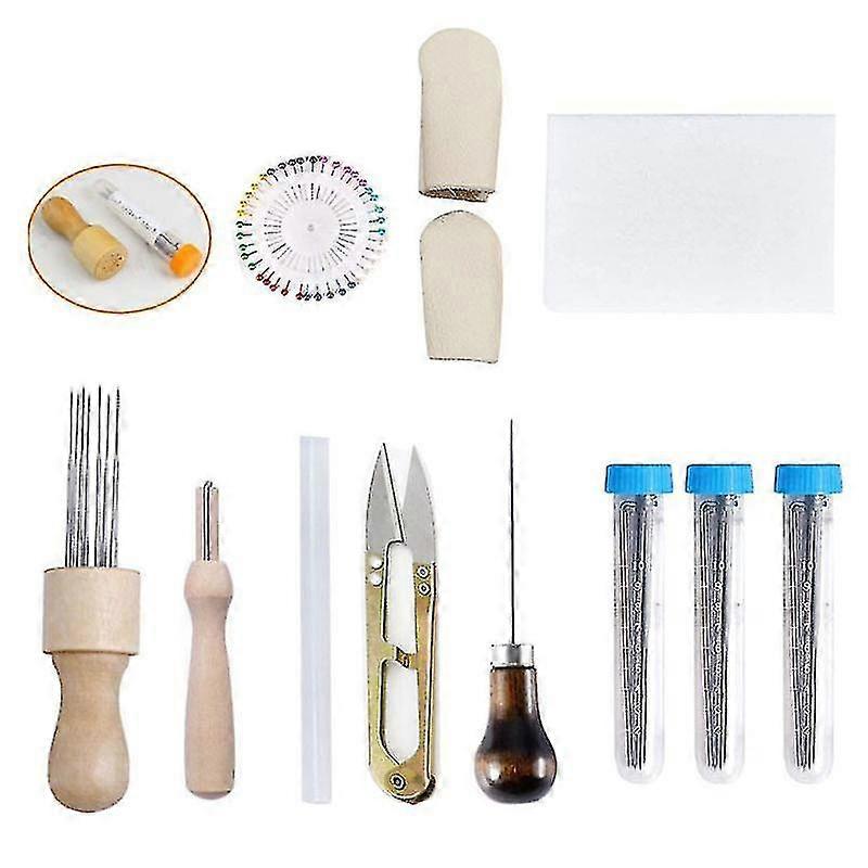 Wool Felt Authoring Tools Wooden Handle Felting Needle Wool Felt Tools Felting Kit Th Box