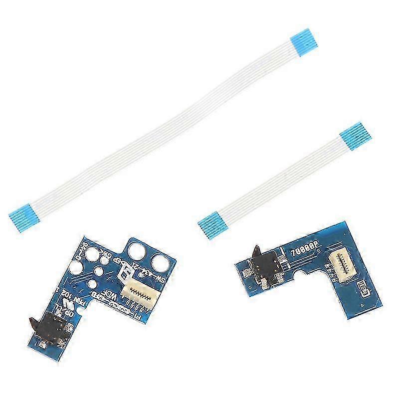 PS2 70000 90000修理部品ゲームアクセサリー用の8ピンフレックスリボンケーブル付き1セット電源オンオフリセットスイッチボード