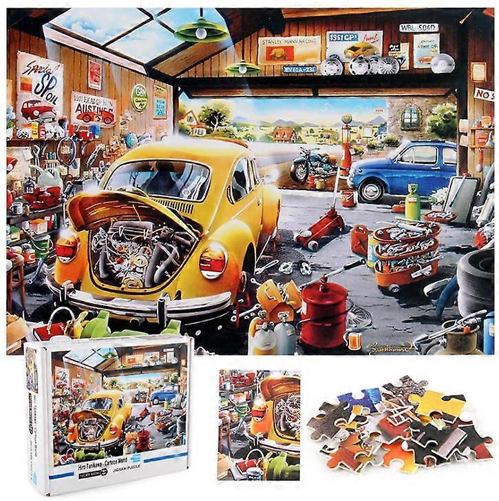 1000Pcs Decompression Jigsaw Educational Puzzles Toys,Cartoon world Jigsaw