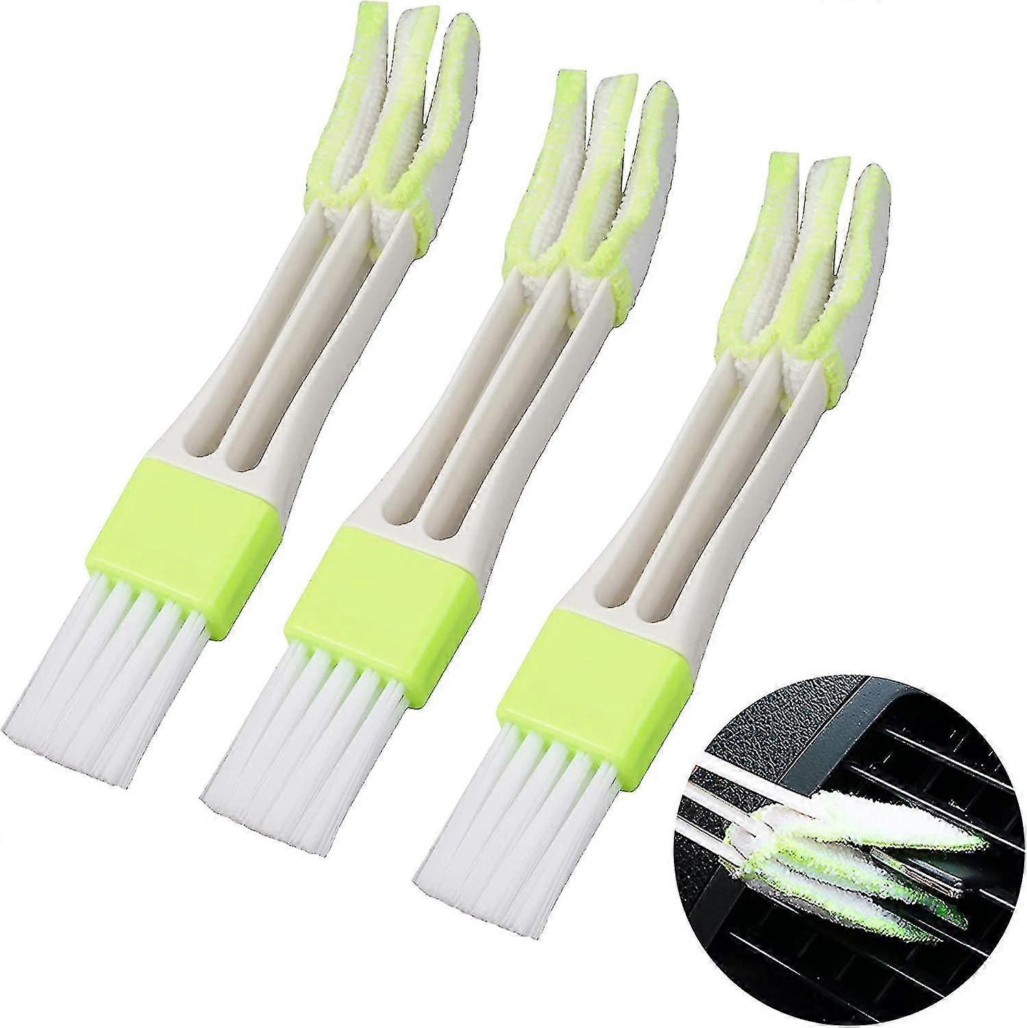 3 Pcs Mini Duster Three- Layer Dusting Brush Cleaner Tool Cleaning Soft Brushes