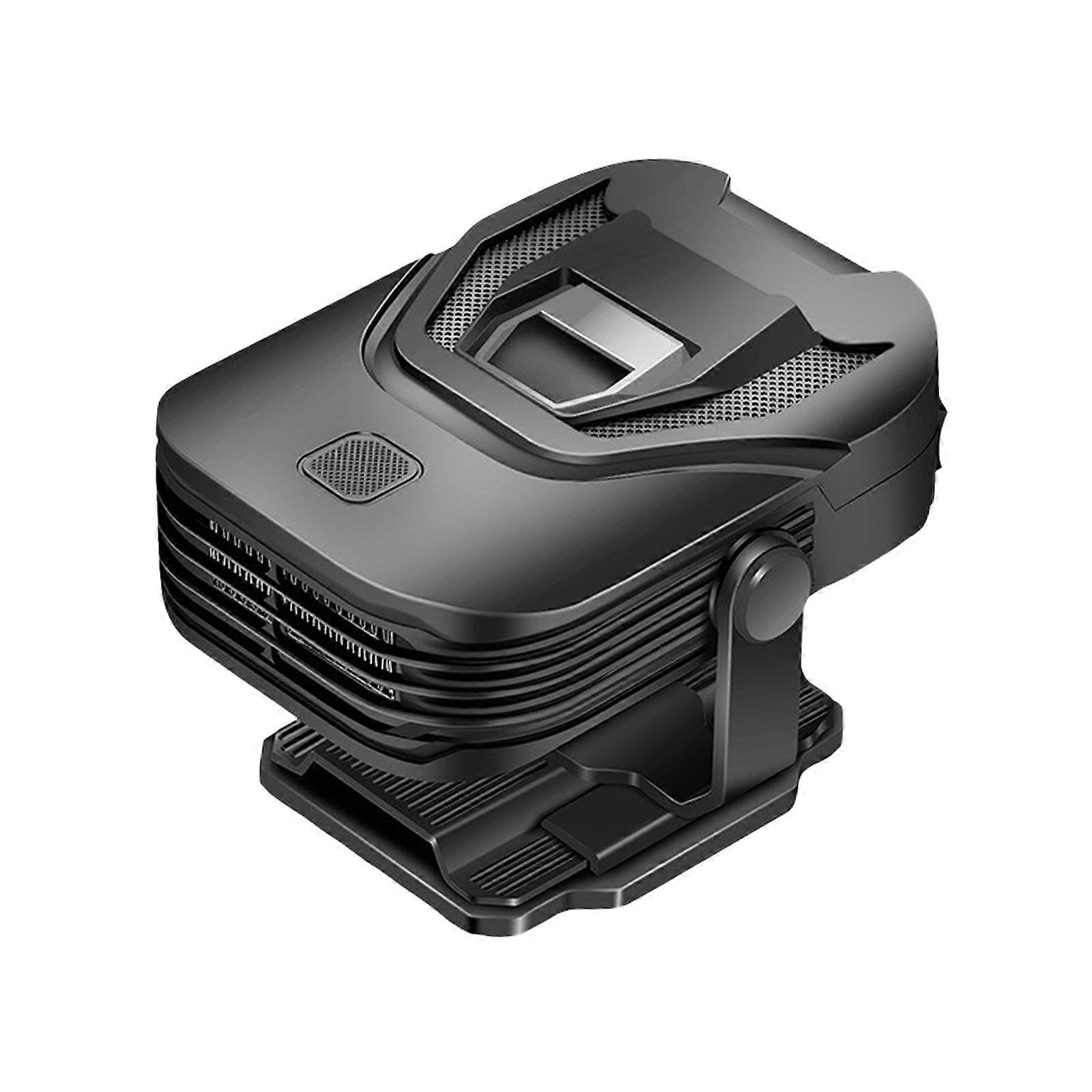 12V Car Heater Fan Warmer High Power Plug and Play Window Defroster Defogger Black and Gray
