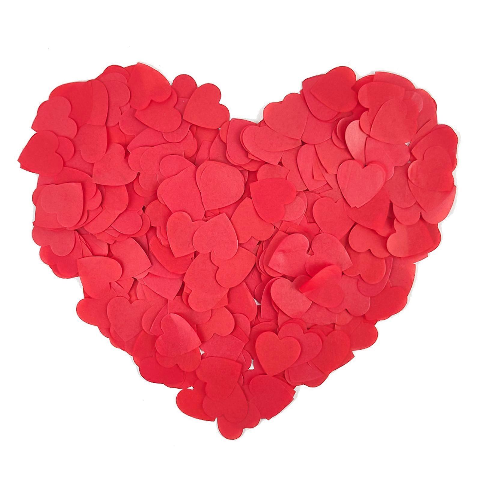 10g/20g/50g Heart Confetti Tiny Red Pink Heart Confetti Sprinkles Romantic Love Heart Crafts for Valentine's Day Wedding Birthday Anniversary