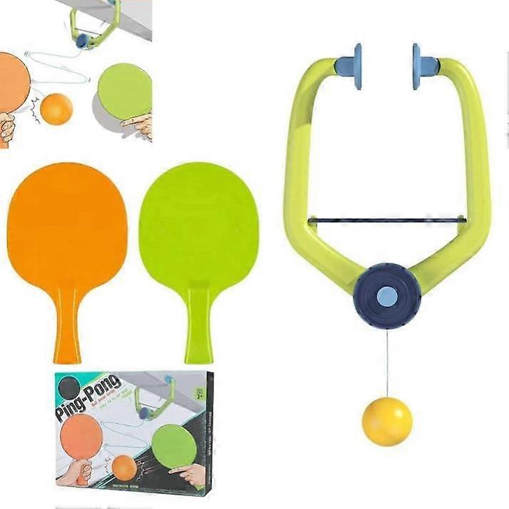 Door Ping Pong Game Over The Door,Adjustable Doorway Game Pingpong Trainer Door Jam Pingpong Starter Kit