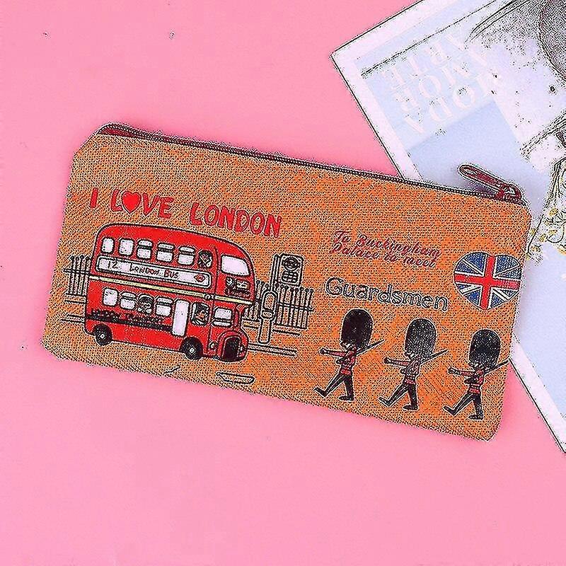 creative large capacity open zipper pencil case school a4)pencil